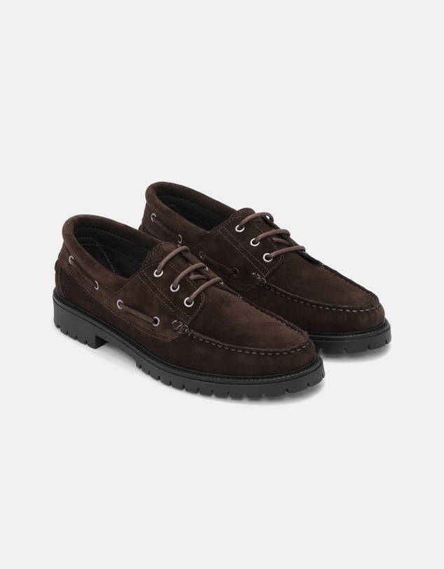 Les Deux - Taylor Oil Suede Boat Shoes