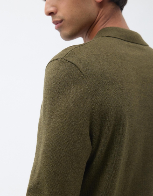 AERE - Silk Blend Textured Knit Shirt