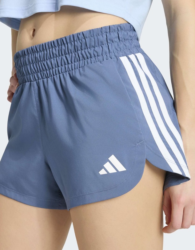 adidas Performance - Pacer Workout Woven High Rise Shorts Womens