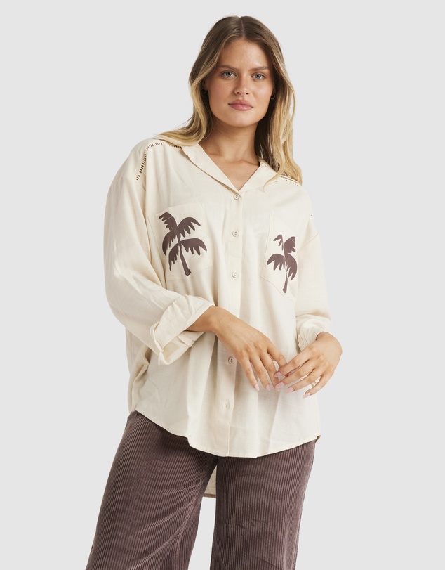 Billabong - Womens Sunset Canyon Short Sleeve Shirt
