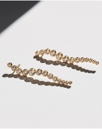 SAINT VALENTINE - Crescendo Drop Earrings - Gold
