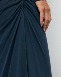 AERE - Ida Cupro Maxi Skirt