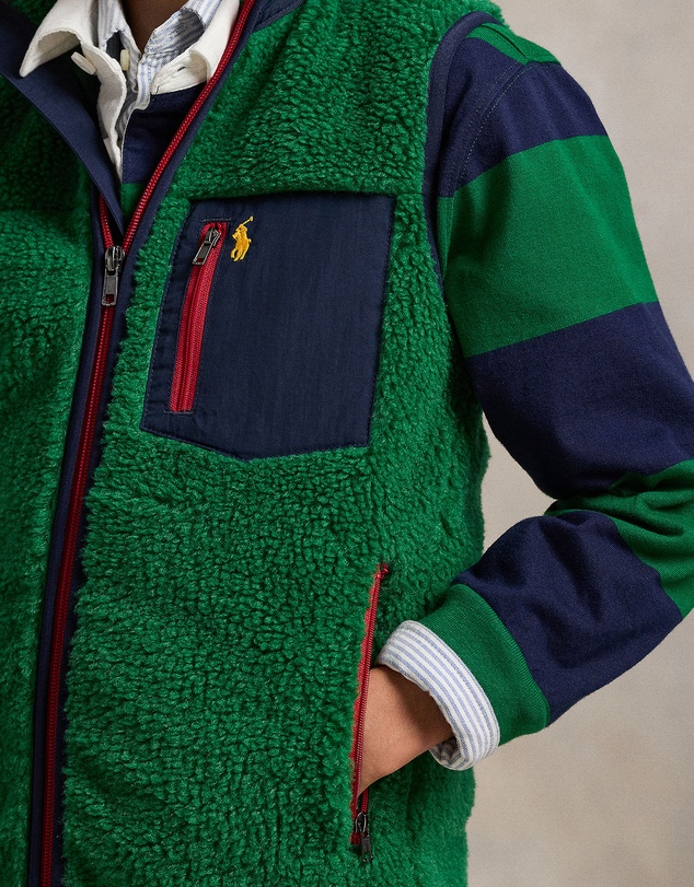 Polo Ralph Lauren - Teddy Fleece Hybrid Vest - Teens