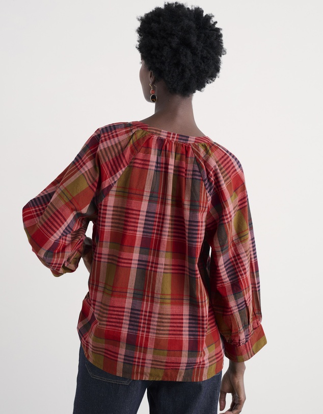 Seasalt - Seasalt Cornwall Pink Moor Grass A-Line Shirt