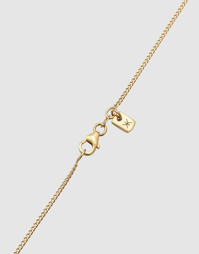 Kuzzoi - ICONIC EXCLUSIVE - Rose Relief Pendant Necklace in Gold-Plated 925 Silver