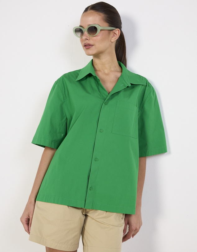 Cirkular - Pre-Loved - Bottega Veneta Bright Green Shirt