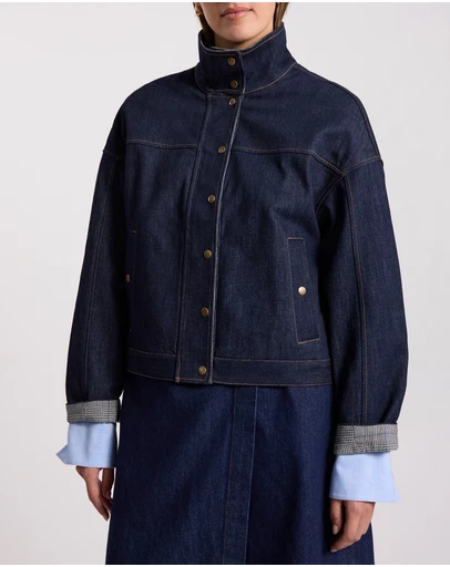 David Lawrence - Shay Crop Denim Jacket