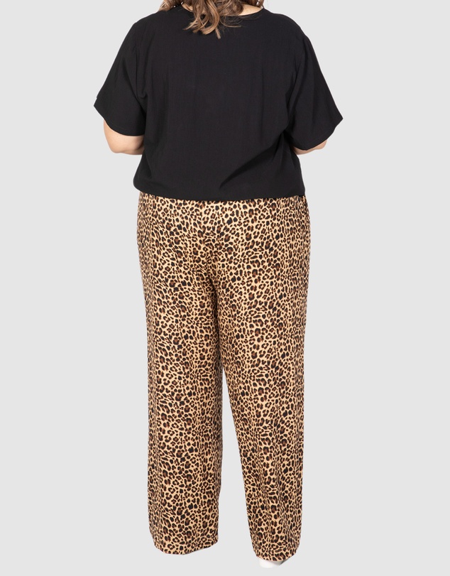 Love Your Wardrobe - Khloe Animal Print Pants