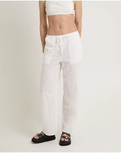Subtitled - Elin Broderie Pants