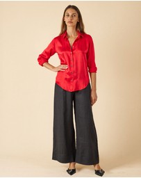 CAMIXA - Satin Silk Shirt