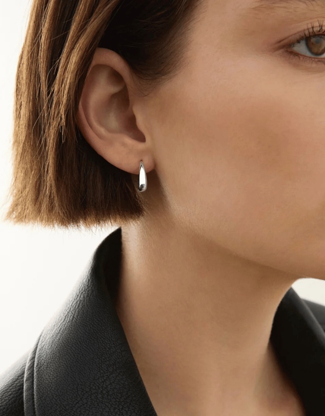 Najo - La Muse Silver Stud Earrings