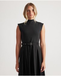 Decjuba - Stefanie Spliced Midi Dress