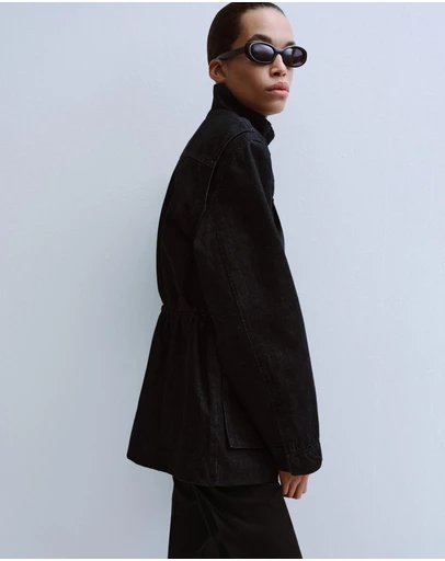 M.N.G - Oversized Denim Parka With Pockets