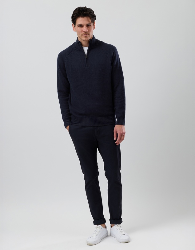 Wayver - Half Zip Wool Blend Knit
