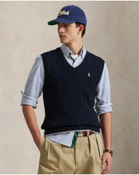 Polo Ralph Lauren - Cable-Knit Cotton Sweater Vest