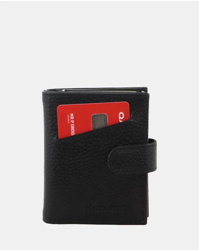 Pierre Cardin - Pierre Cardin Leather Smart Slide Card Holder Tab Wallet