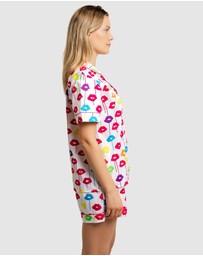 Sant And Abel - Women's Drawbertson Drippy Lips Short PJ Set