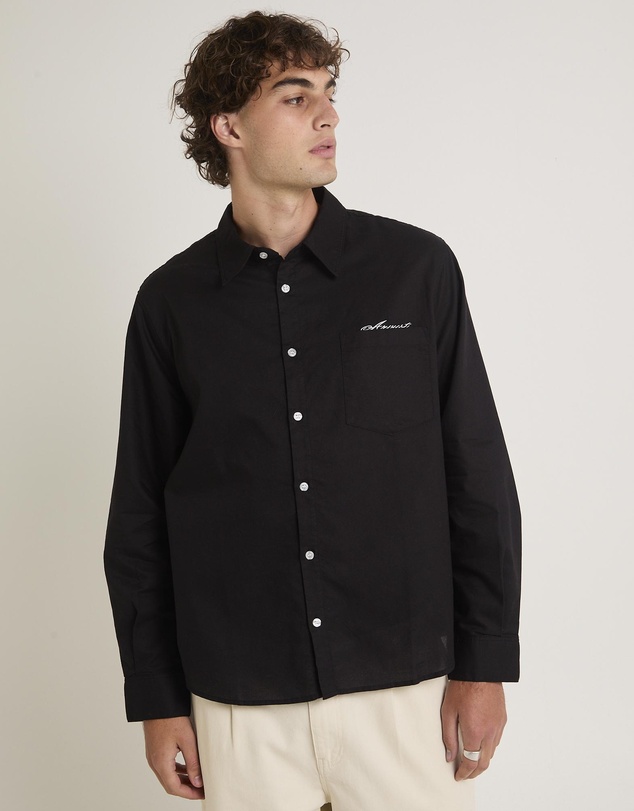 Arvust - Script Oxford Long Sleeve Shirt