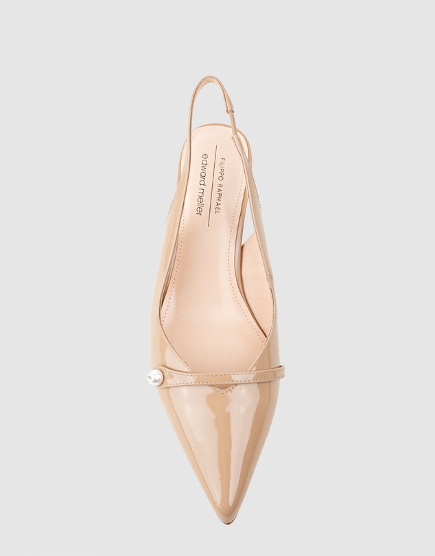 Edward Meller - DIVINE55 Slingback Pump with Pearl