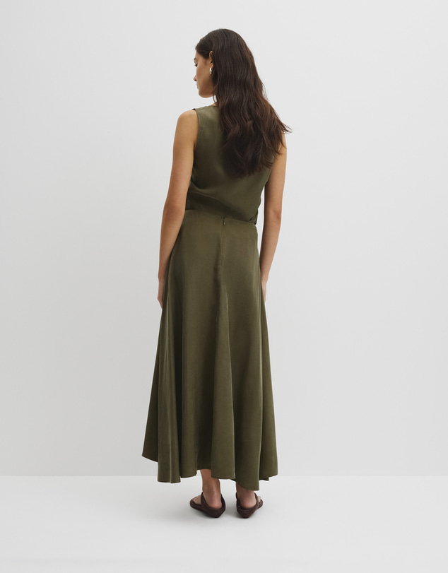 Country Road - Asymmetrical Hem Skirt