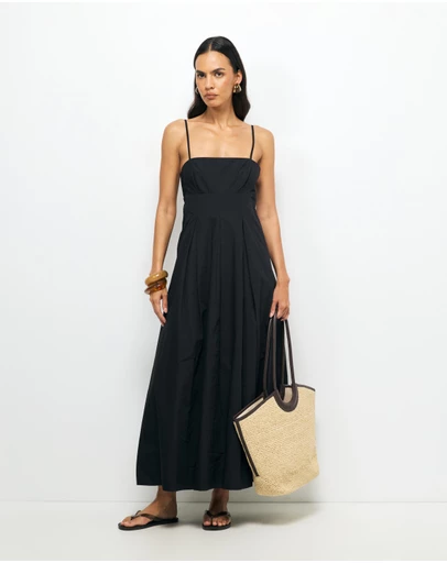 AERE - Vega Cotton Midi Dress