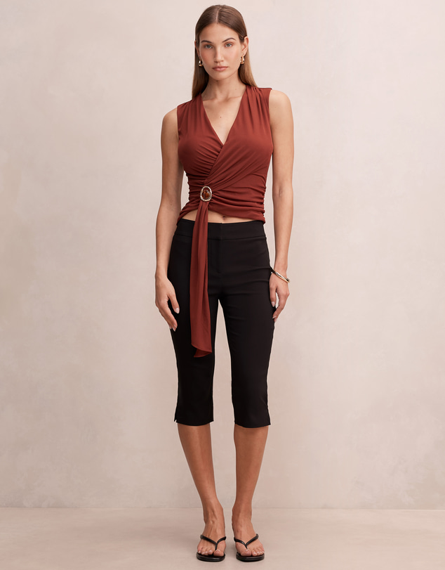 Forever New - Candice Hardware Wrap Top