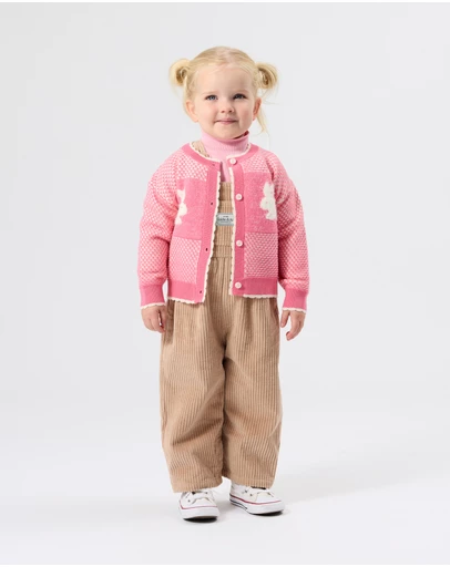 Goldie + Ace - Bunny Knit Cardigan - Babies-Kids