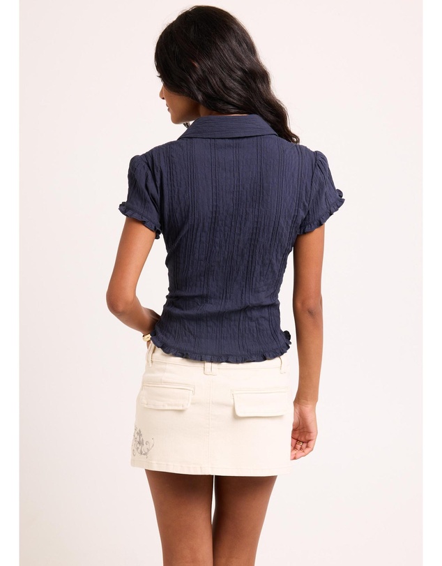 Alice In The Eve - Bryn Ruffle Shirt