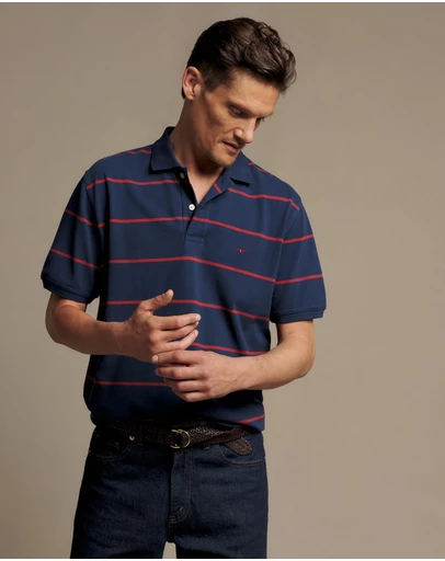 R.M.Williams - Ashfield Stripe Polo
