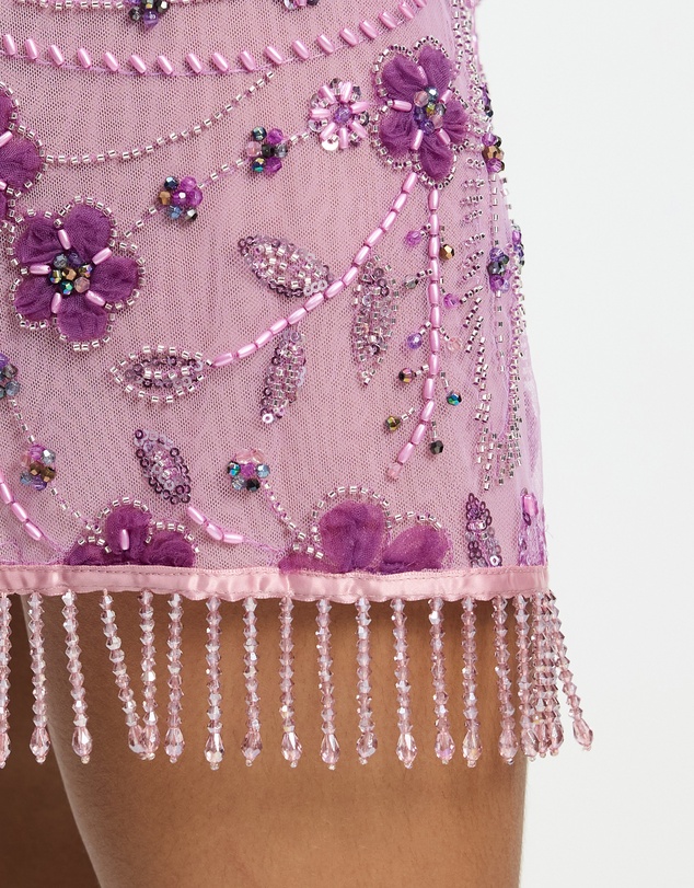 Jaded London - Flower Ellora Mini Skirt