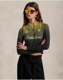 Polo Ralph Lauren - Graphic Cropped Quarter-Zip