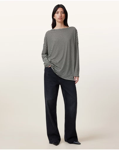 AllSaints - Rita Stripe Tee