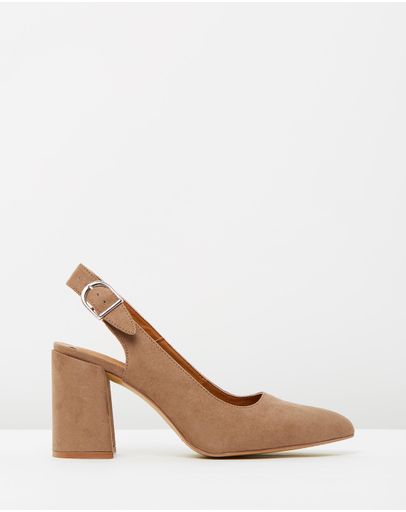 Taupe Faux Suede
