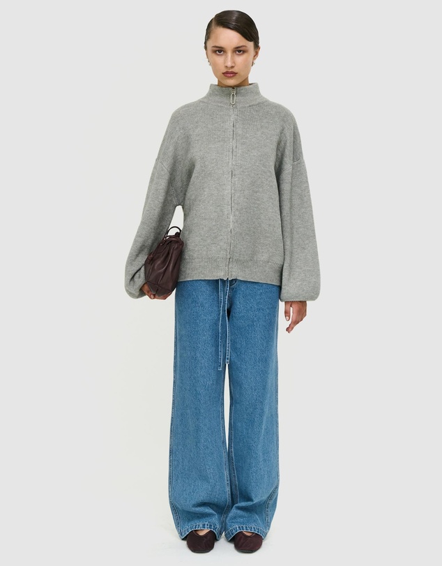 Staple the Label - Harlow Oversized Zip Cardigan