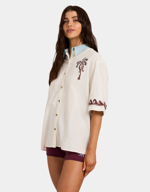 Billabong - Womens Surf Cowgirl Short Sleeve Shirt
