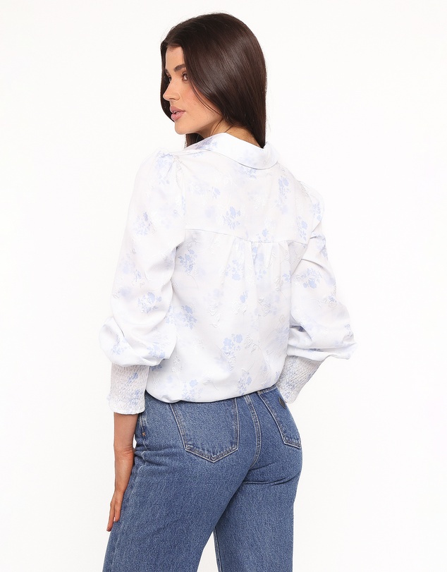 Petal & Pup - Parsons Blouse - Blue Floral