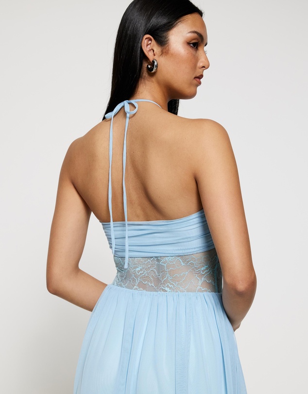 Lover - Isla Lace Halter Maxi Dress