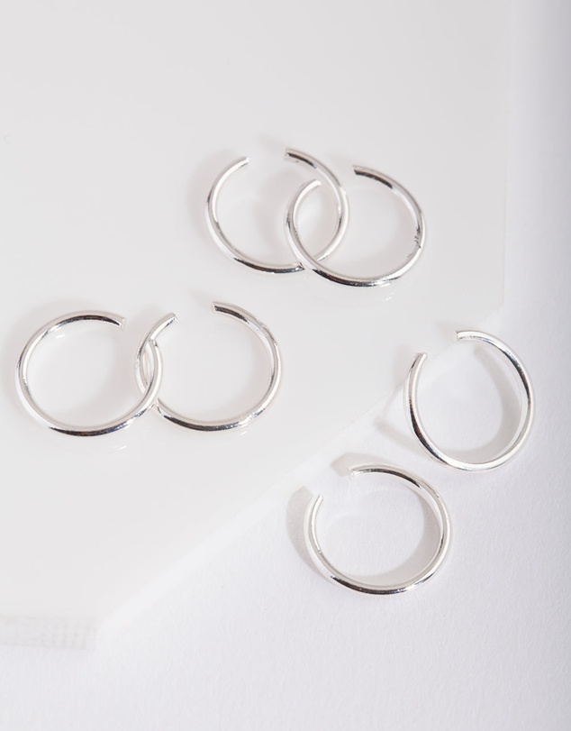 Lovisa - Silver Mini Faux Body Jewellery Rings