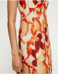 Lover - Tacita Linen Midi Dress