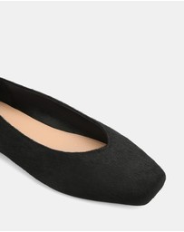 Wittner - Belinda Hair-on Leather Ballet Flats
