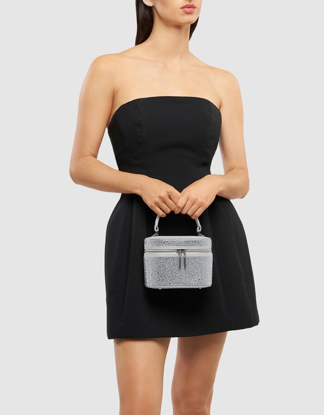 Olga Berg - Beckie Zip Top Crystal Bag