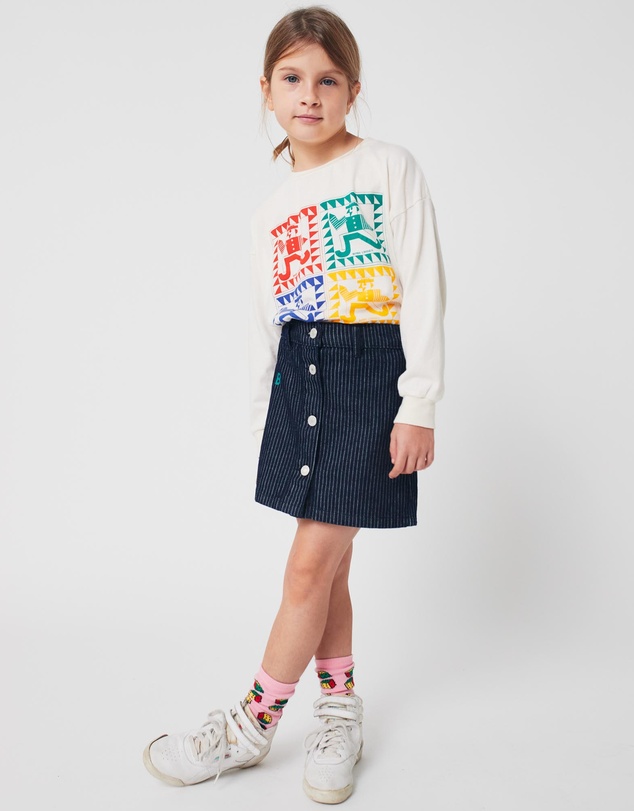 Bobo Choses - Bobo Denim Skirt - Kids-Teens