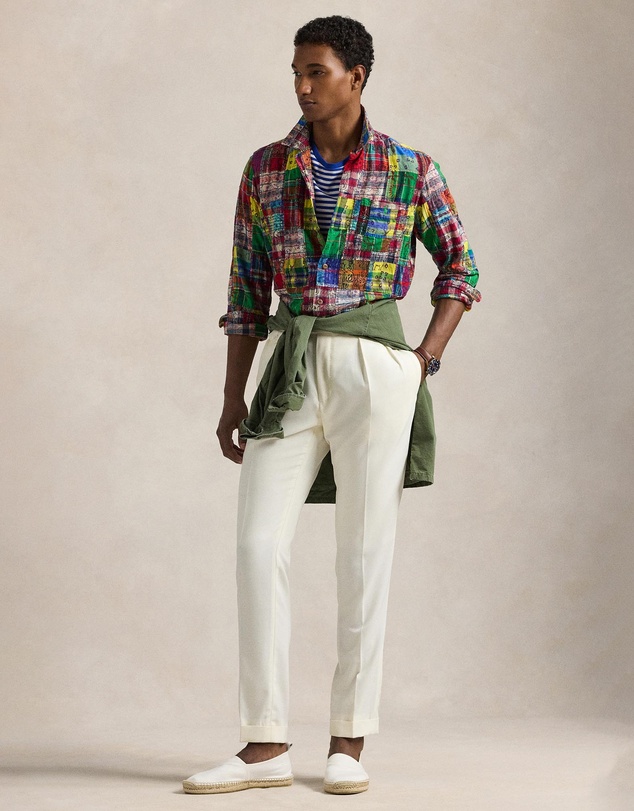 Polo Ralph Lauren - Classic Fit Patchwork Madras Camp Shirt