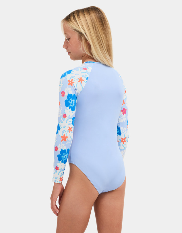 Roxy - Girls 8 to 16 Heritage Cool One Piece Rashguard