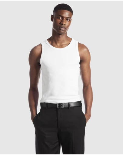 COS - Slim Ribbed Cotton Tank Top