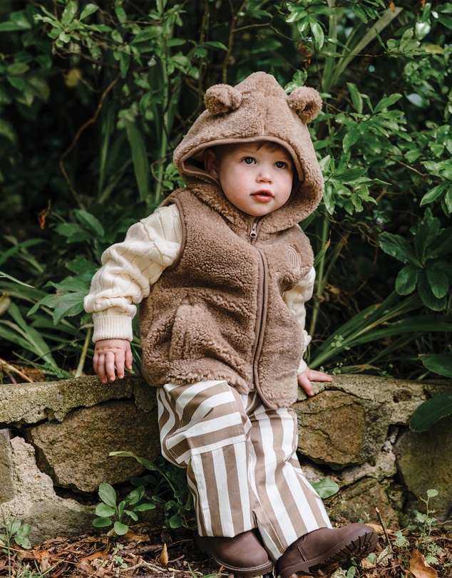 Kynd Baby - Sherpa Vest in Mocha