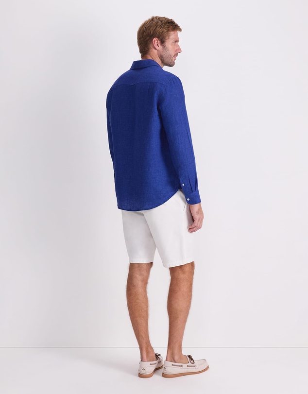 Sportscraft - Linen Long Sleeve Delave Shirt