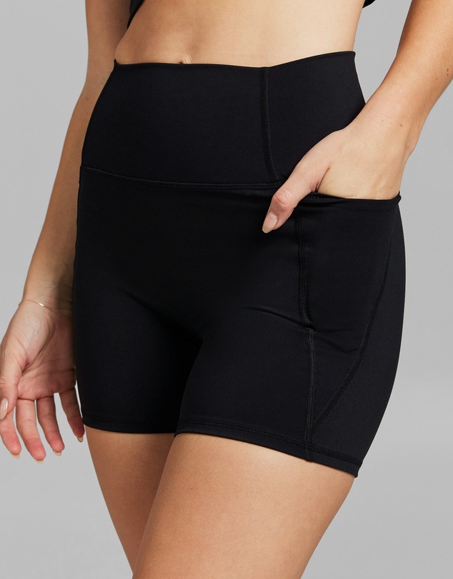 Rockwear - No Front Seam Mid Thigh Bike Short