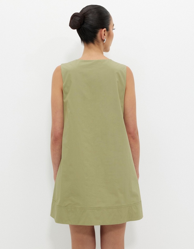 Calli - Poplin Swing Mini Dress
