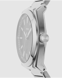 Fossil - Everett Silver-Tone Analogue Watch FS5821